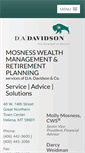 Mobile Screenshot of mosnesswealthmanagement.com